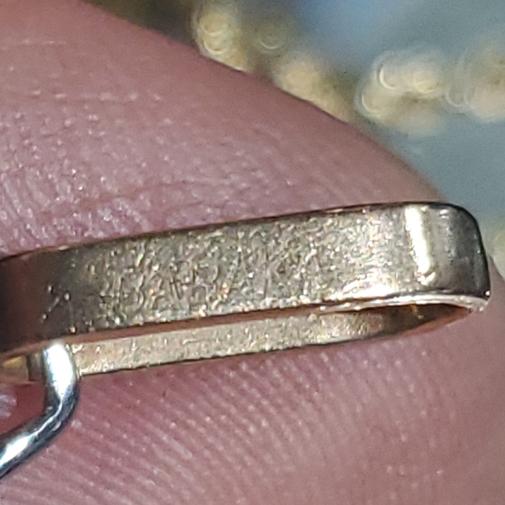 BARAKA 18ROSE GOLD/STEEL PENDANT AND 14K SOLID GOLD ROPE - Picture 10 of 12